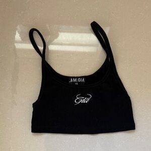 I AM GIA Black Crop Top